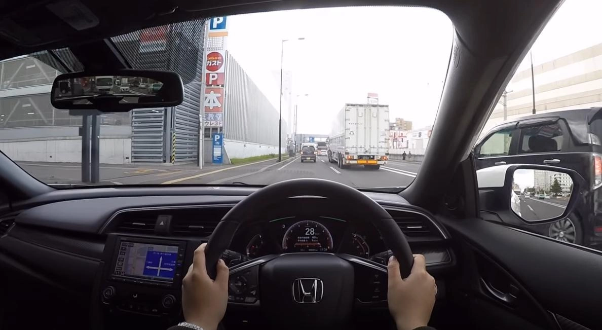 HONDA CIVIC 2017, Хетчбек. Тест-драйв по городу.