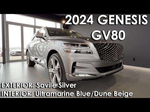 2024 Genesis GV80 3.5T Prestige AWD- Walkaround, Interior and Exterior
